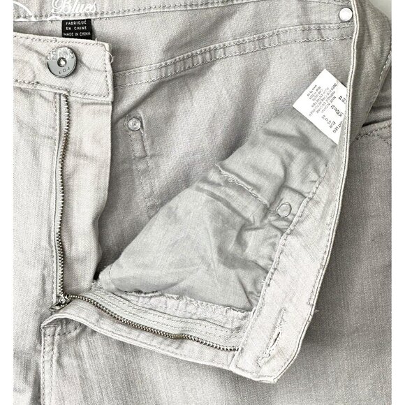 FDJ French Dressing Womens Jeans Olivia Straight Leg Stretch Light Gray Size 16 - Picture 8 of 16